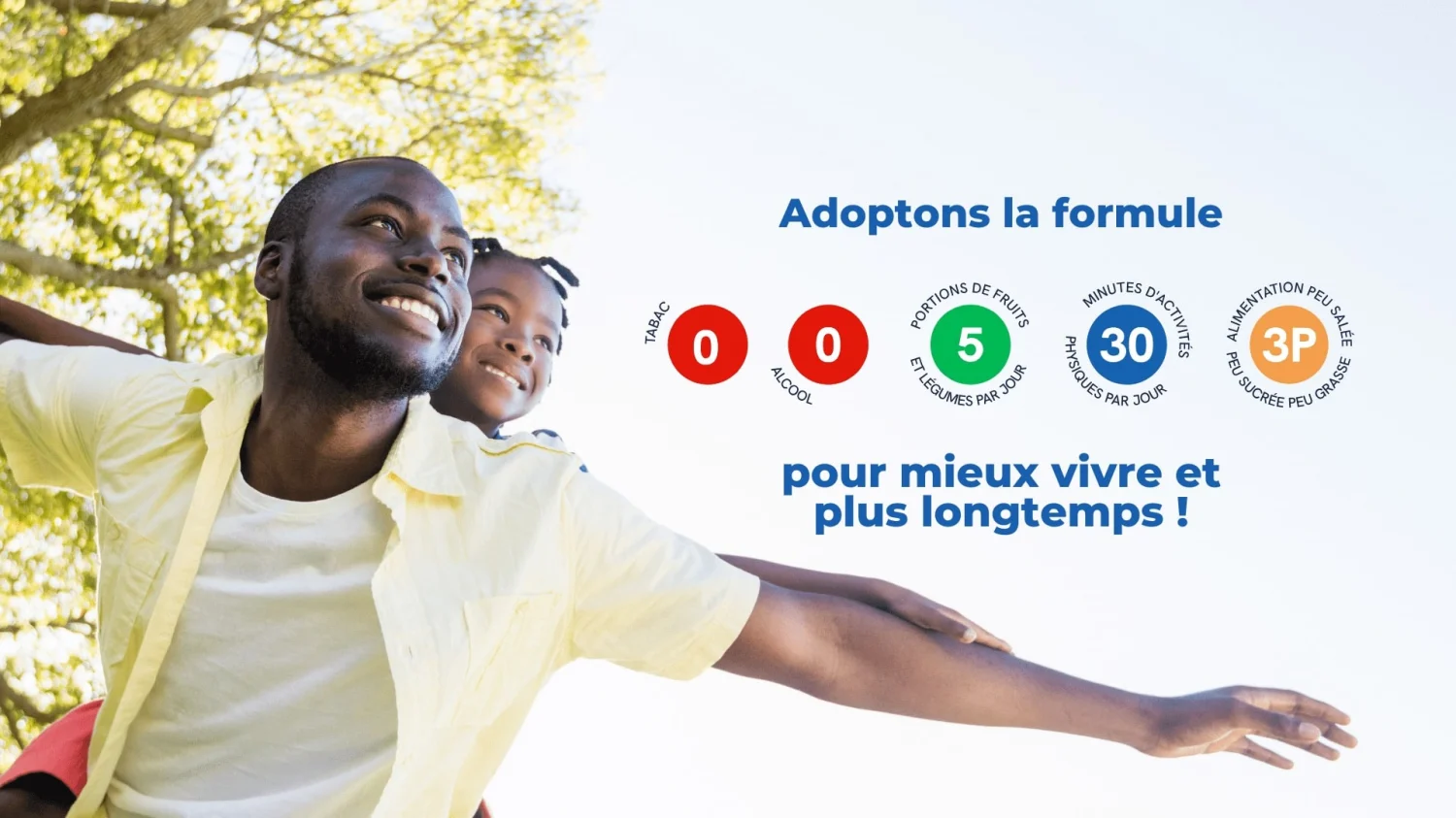 Journée mondiale de la Santé : Adoptons la formule magique 0-0-5-30-3P pour mieux vivre et plus longtemps
